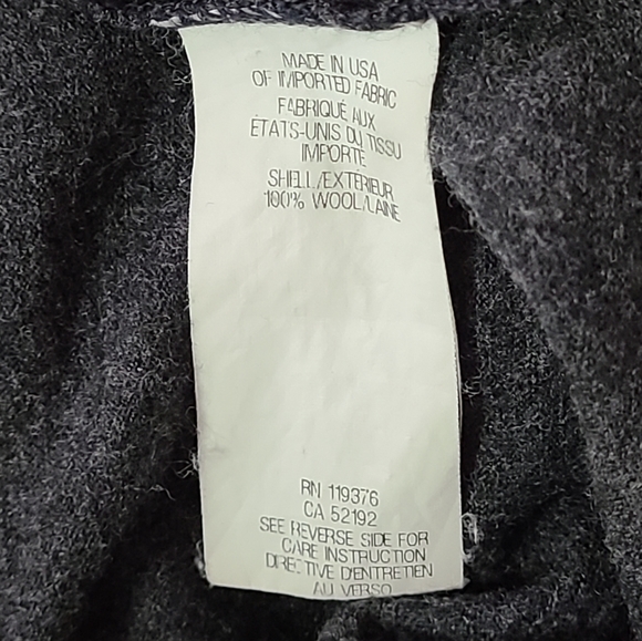 HELMUT LANG Sonar Grey Asymmetrical 100% Wool Sleeveless Dress Women's Size XS - Picture 16 of 16